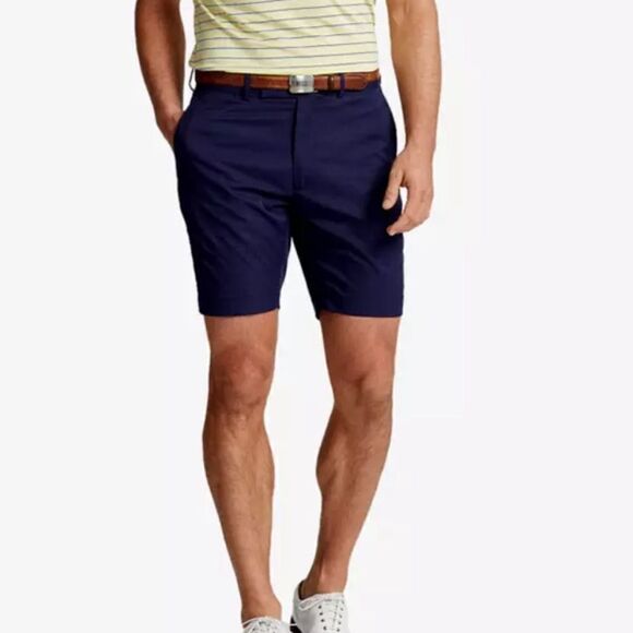 POLO RALPH LAUREN | Navy RLX 9" Cypress Golf Shorts | 38 - Picture 2 of 10